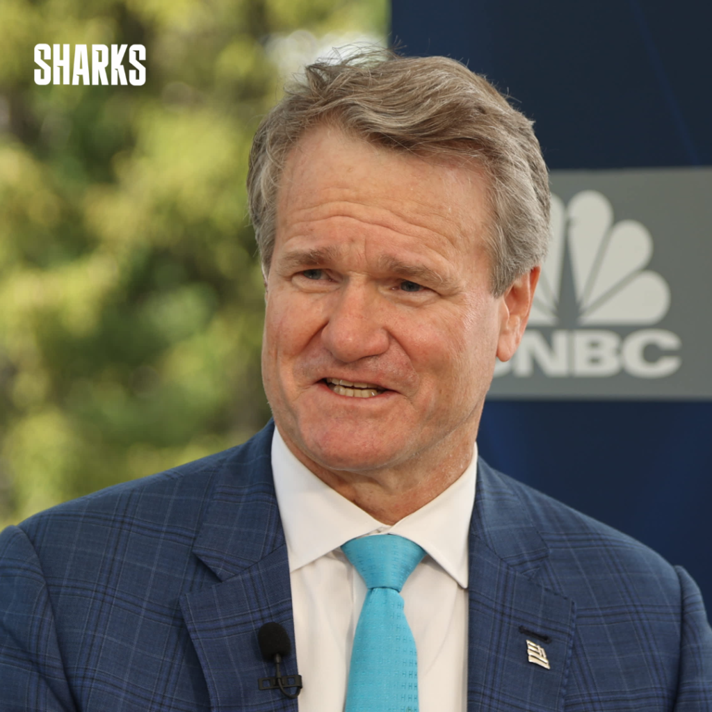 Bank of America CEO Brian Moynihan expressed concern on Sunday that if the US did not begin decreasing interest rates soon.