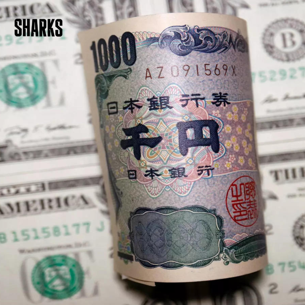 The Japanese yen sank for the second day in a row on Tuesday as trade conditions settled ahead of key US inflation data.